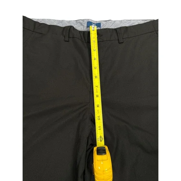 George Mens Black Flat Front Casual Shorts Size 36‎ - Picture 5 of 7